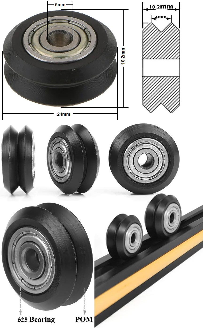 Polea Ranuras En V 5mm